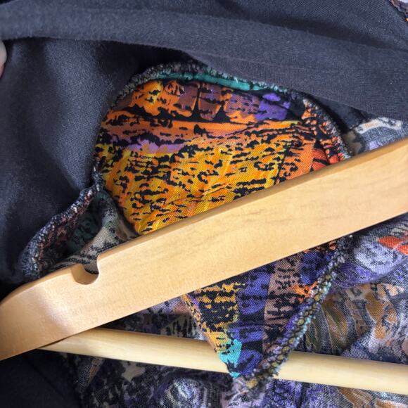 Vtg Roper Western Shirt Abstract Geometric Southwest Button Up L | Dark Autumn - Picture 8 of 11